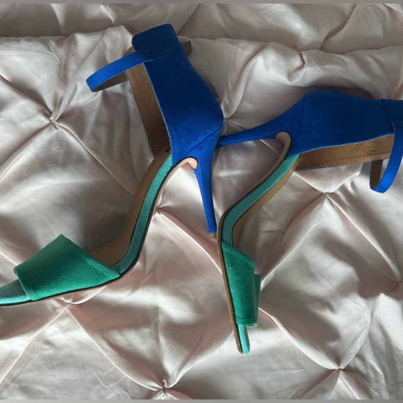 Zara colour block strappy heels - Picture 4 of 6